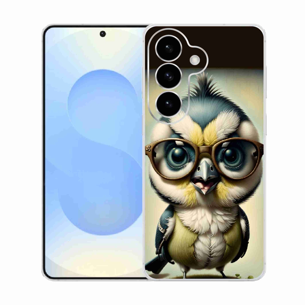 Gél borítás mmCase Samsung Galaxy S26 - kölyök szemüveggel