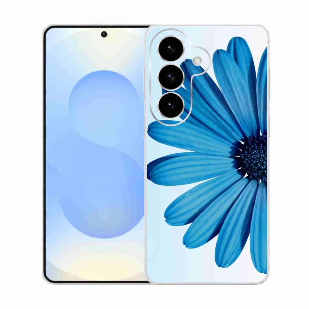 Gél védőhuzat mmCase Samsung Galaxy S26 készülékhez - kék margaréta