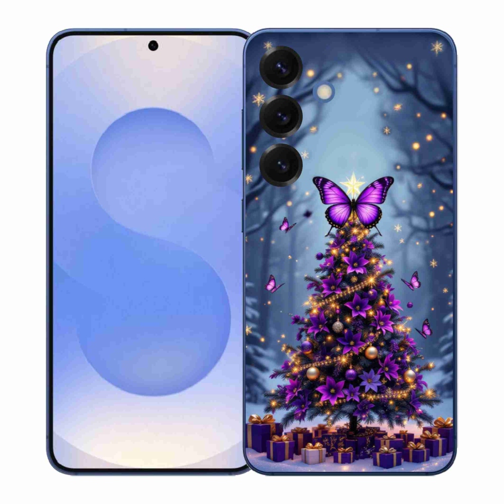 Gél borítás mmCase Samsung Galaxy S26+ - pillangó karácsonyfa