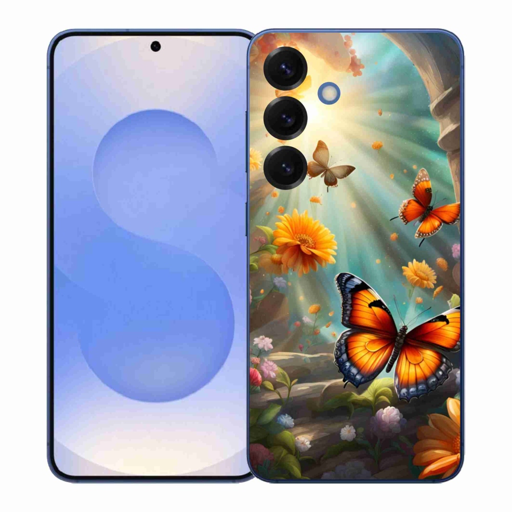 Gél borítás mmCase Samsung Galaxy S26+ készülékhez - pillangókert 2