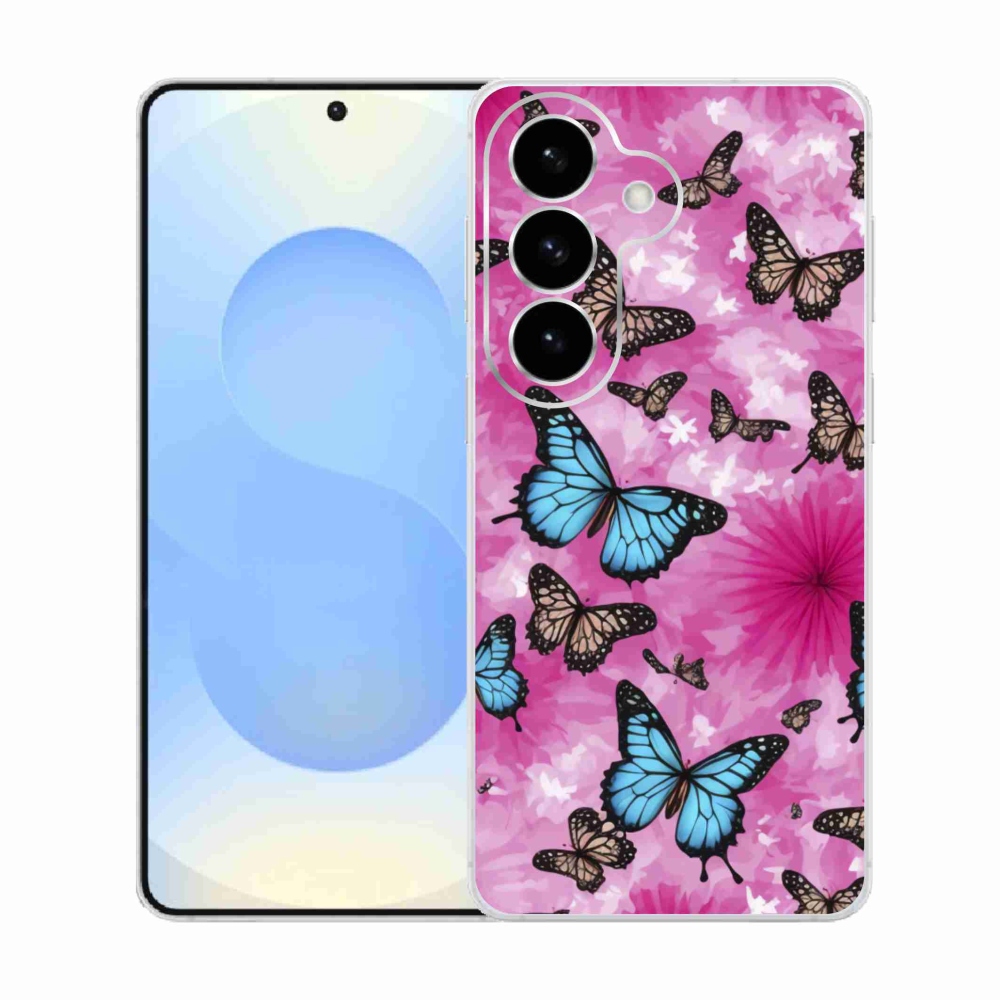 Gél borítás mmCase Samsung Galaxy S26 készülékhez - pillangókert