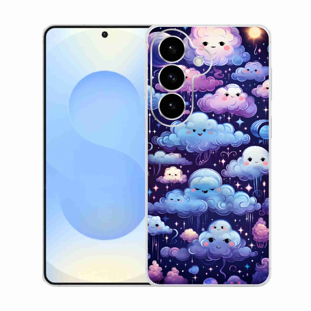 Zselés borítás mmCase Samsung Galaxy S26 - felhőkhöz