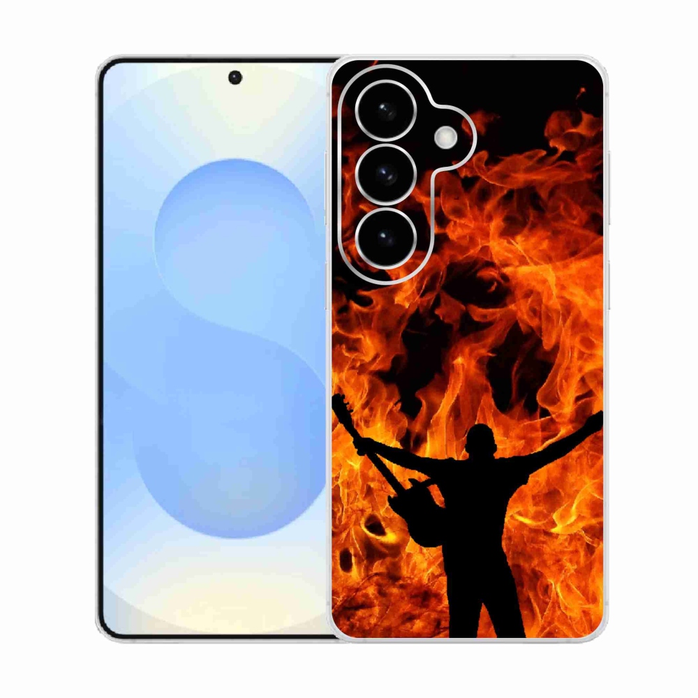 Gél borítás mmCase Samsung Galaxy S26 - zenész és tűz