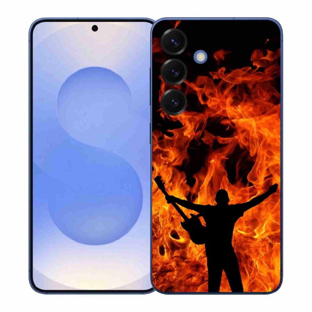 Gél borító mmCase Samsung Galaxy S26+ - zenész és tűz