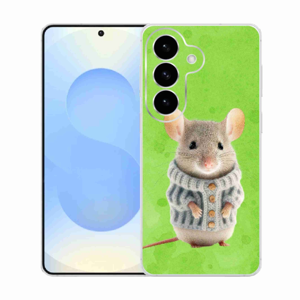 Gél borítás mmCase Samsung Galaxy S26 készülékhez - egér pulóverben