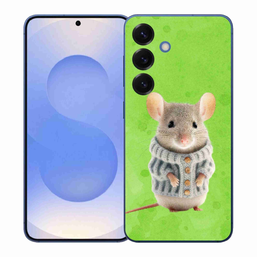 Gél borítás mmCase Samsung Galaxy S26+ - egér pulóverben