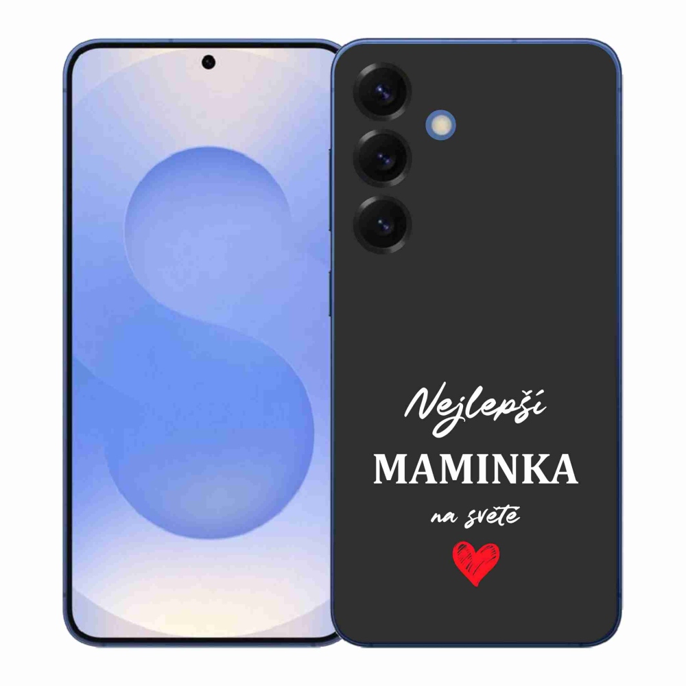 Gél borítás mmCase Samsung Galaxy S26+ - legjobb anya 1 fekete háttér