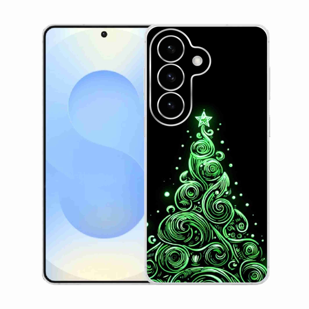 Gél borítás mmCase Samsung Galaxy S26 - neon karácsonyfa 3