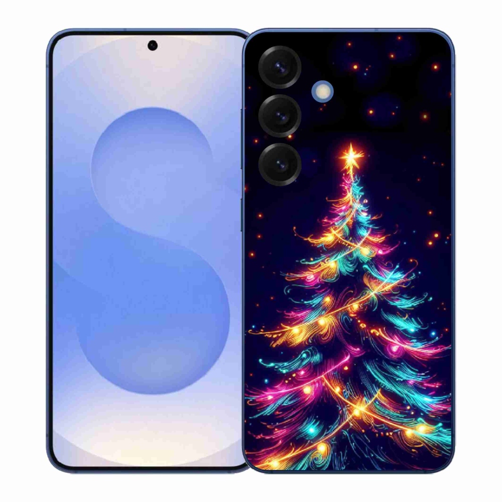 Gél borítás mmCase Samsung Galaxy S26+ - neon karácsonyfa