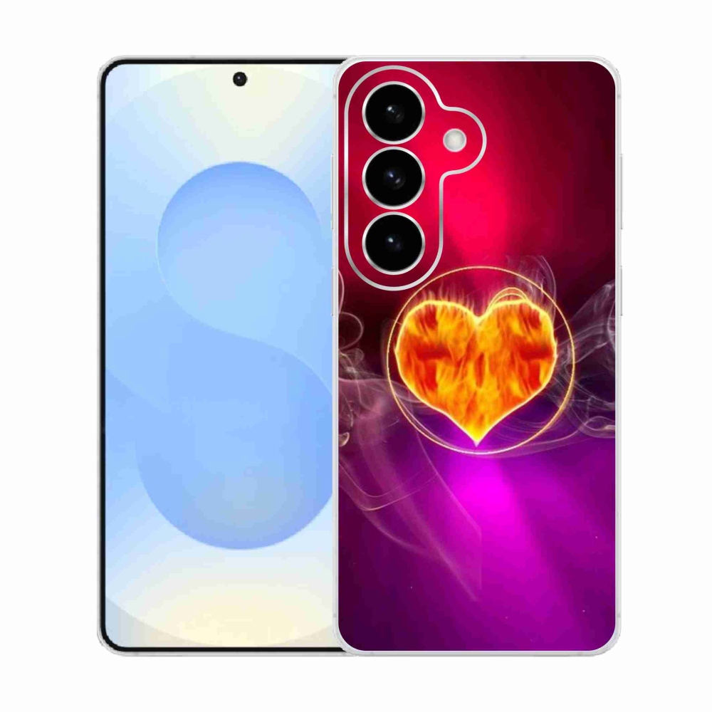 Gél borító mmCase Samsung Galaxy S26 készülékhez - tüzes szív