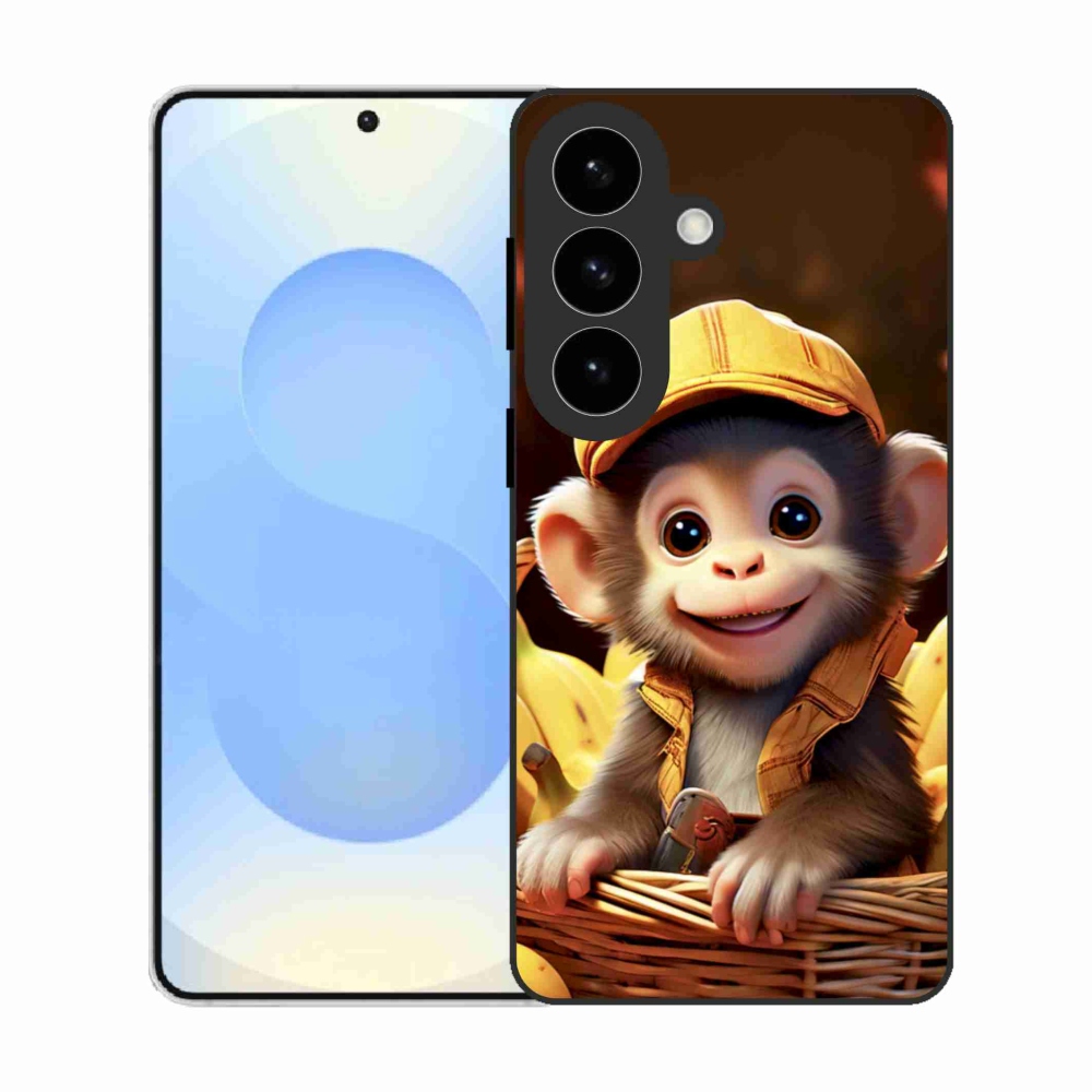 Zselés borítás mmCase Samsung Galaxy S26 készülékhez - majom a kosárban