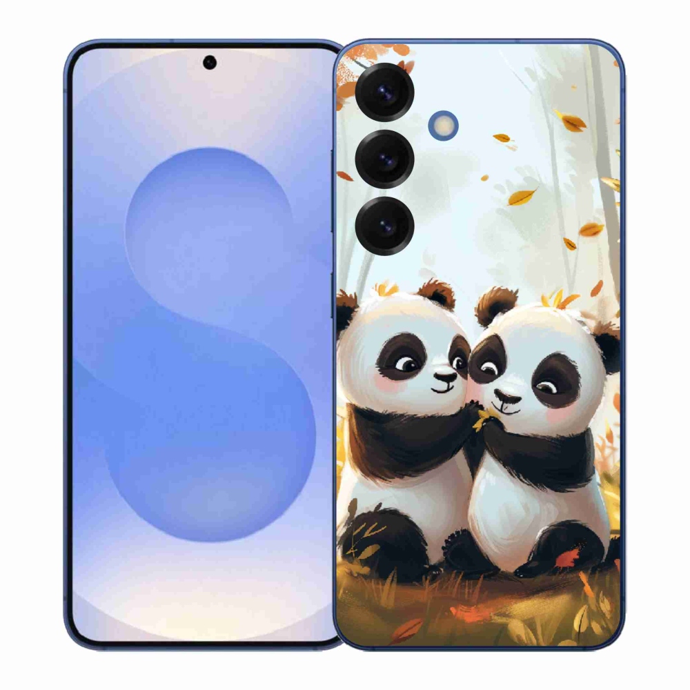 Zselés borítás mmCase Samsung Galaxy S26+ készülékhez - pandák