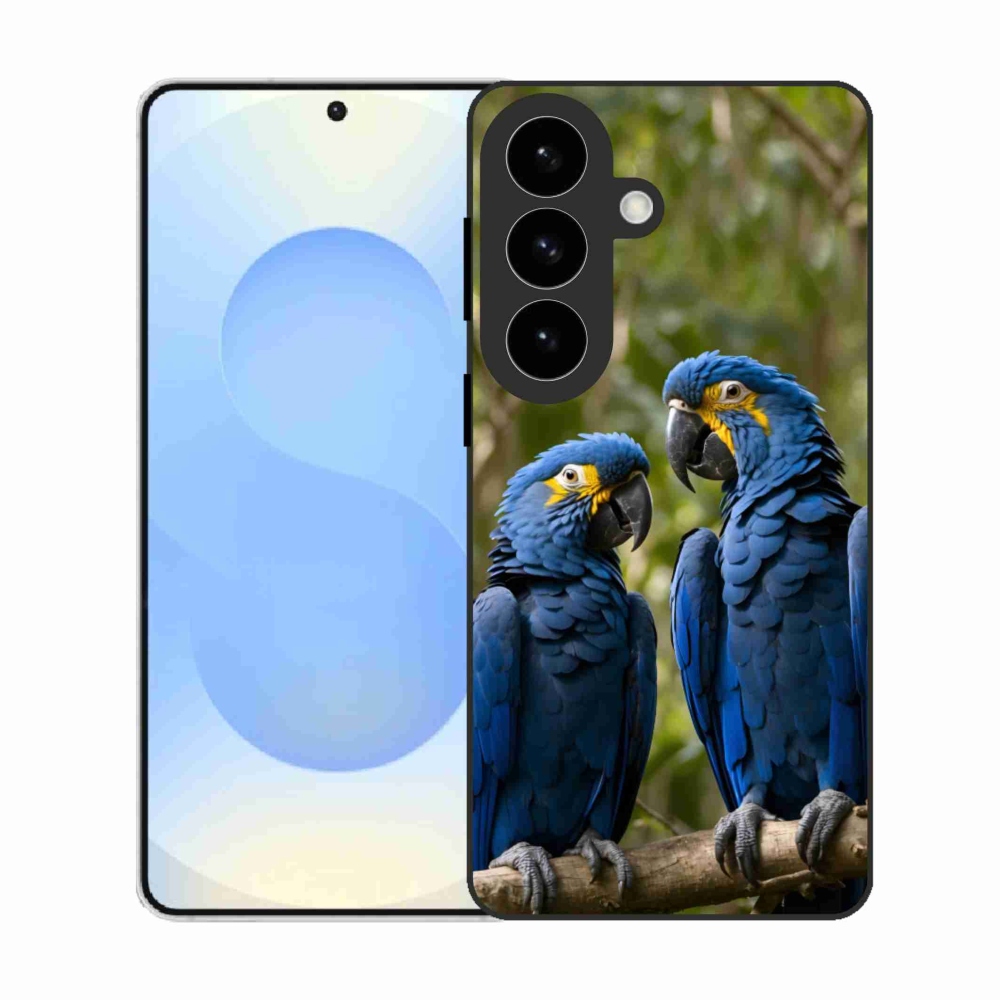 Zselés borítás mmCase Samsung Galaxy S26 készülékhez - papagáj duó