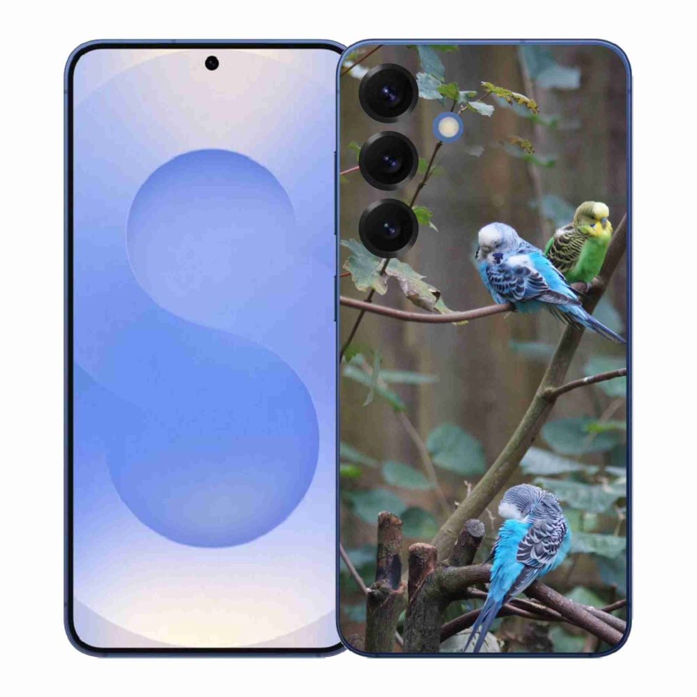 Gél borító mmCase Samsung Galaxy S26+ készülékhez - papagájok az ágon