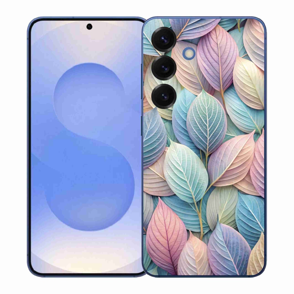 Zselés borítás mmCase Samsung Galaxy S26+ készülékhez - pasztell levelek