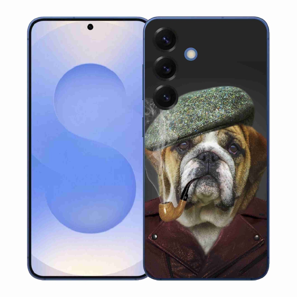 Gél borító mmCase Samsung Galaxy S26+ - kutya csővel - Samsung Galaxy S26+ - zselés tok