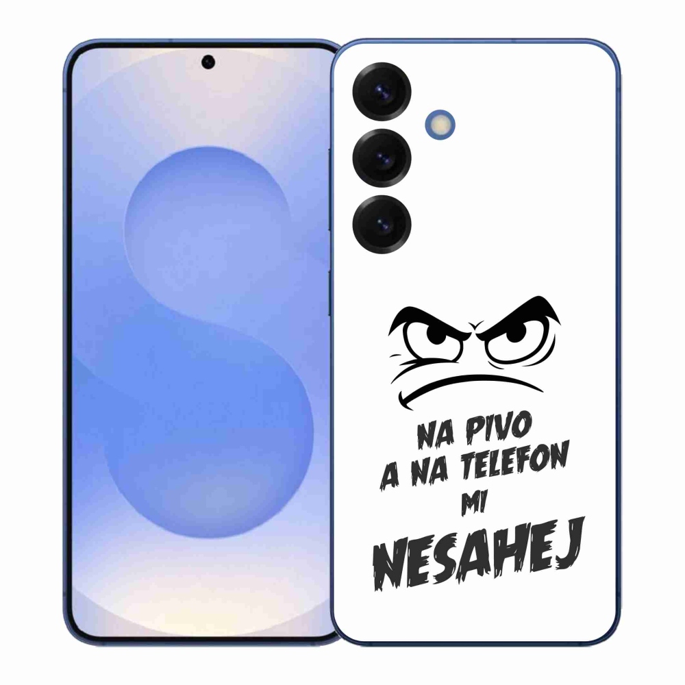 Gél borítás mmCase Samsung Galaxy S26+ - sör motívum 2 fehér háttérrel