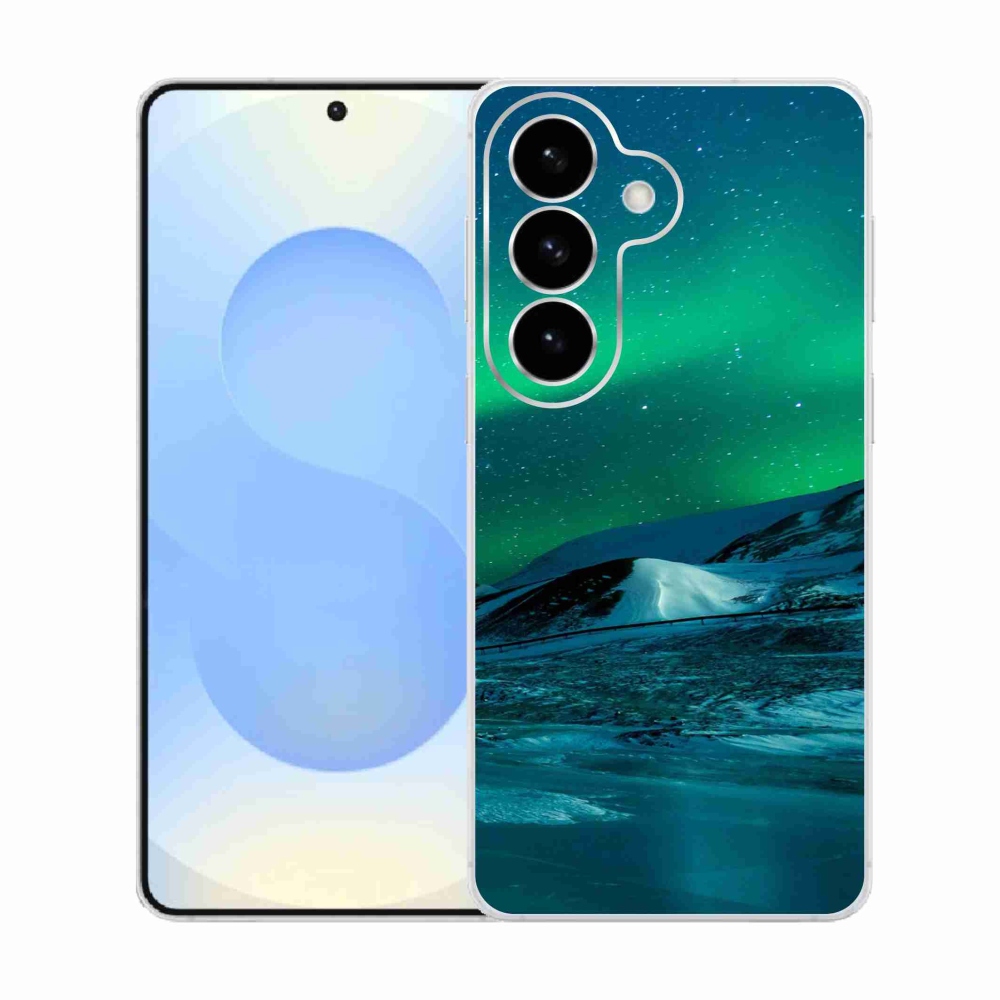 Gél borítás mmCase Samsung Galaxy S26 készülékhez - sarki fény