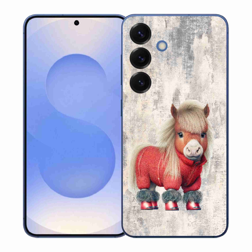 Gél borítás mmCase Samsung Galaxy S26+ - póni pulóverben