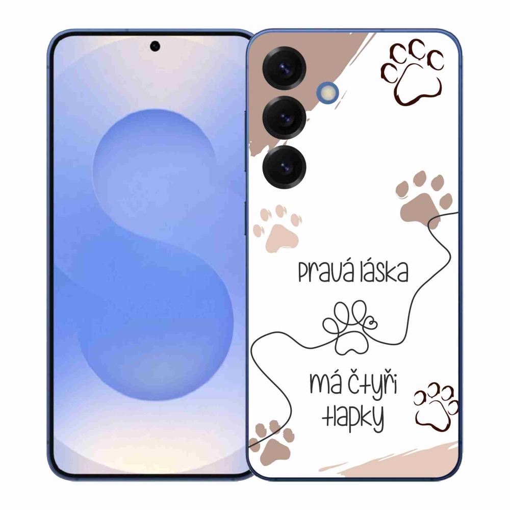 Gél borítás mmCase Samsung Galaxy S26+ készülékhez - kutya motívum 1 fehér háttér