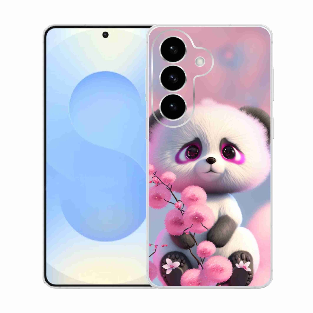 Gél borítás mmCase Samsung Galaxy S26 készülékhez - aranyos panda 1