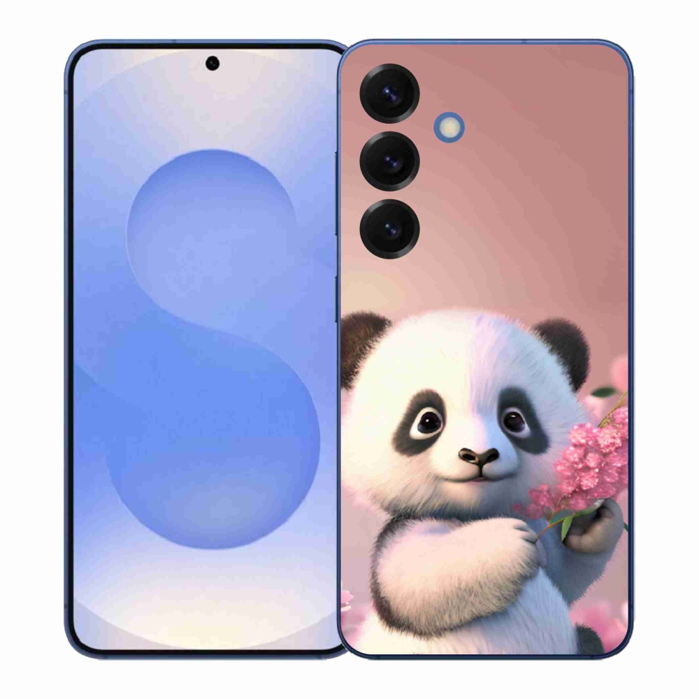Gél borítás mmCase Samsung Galaxy S26+ készülékhez - aranyos panda