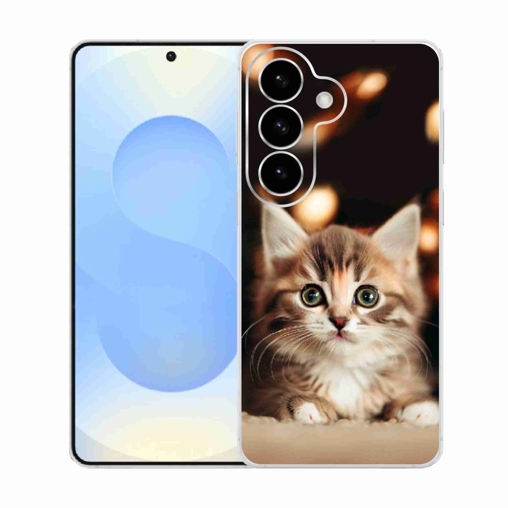 Gél borítás mmCase Samsung Galaxy S26 készülékhez - aranyos cica 2