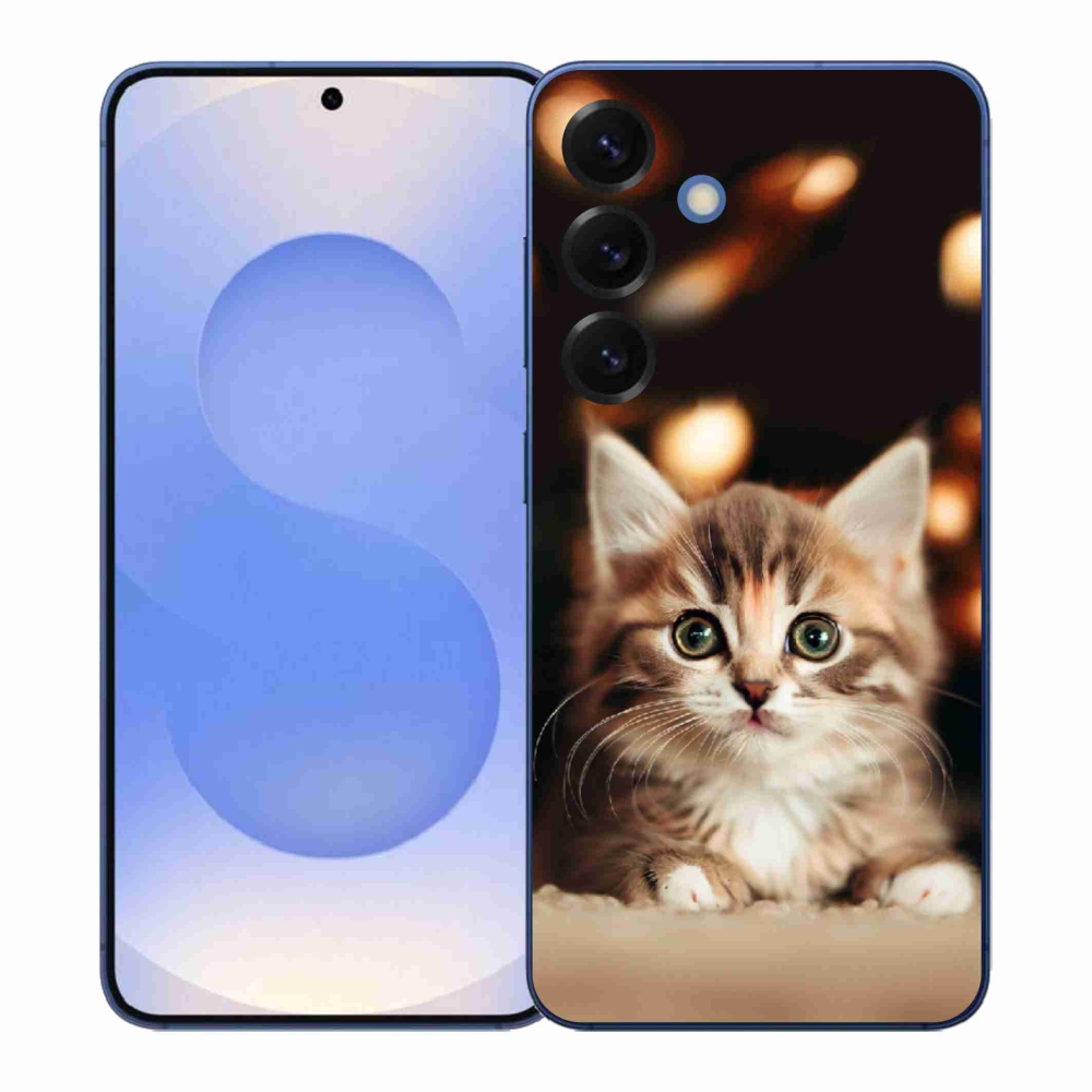 Gél borítás mmCase Samsung Galaxy S26+ készülékhez - aranyos cica 2