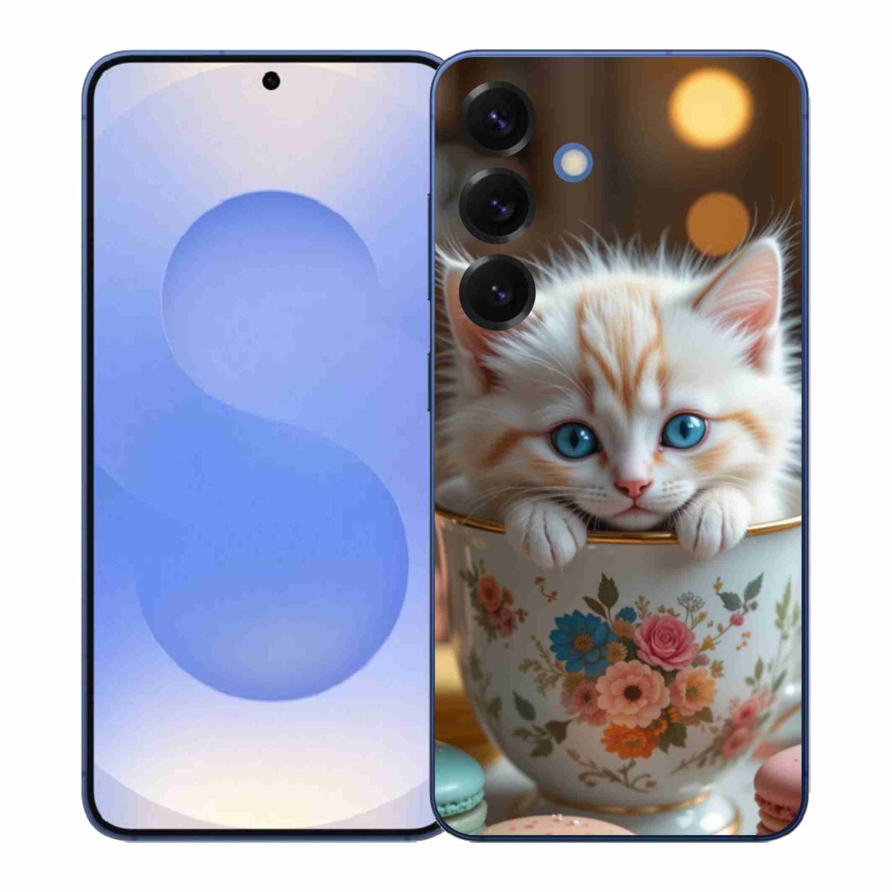 Gél borítás mmCase Samsung Galaxy S26+ - aranyos cica 6