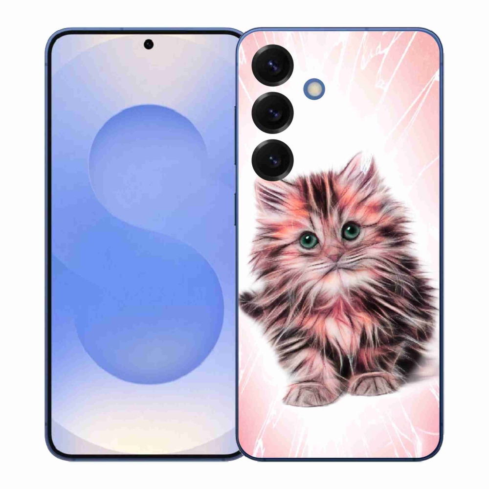 Gél borítás mmCase Samsung Galaxy S26+ készülékhez - aranyos cica