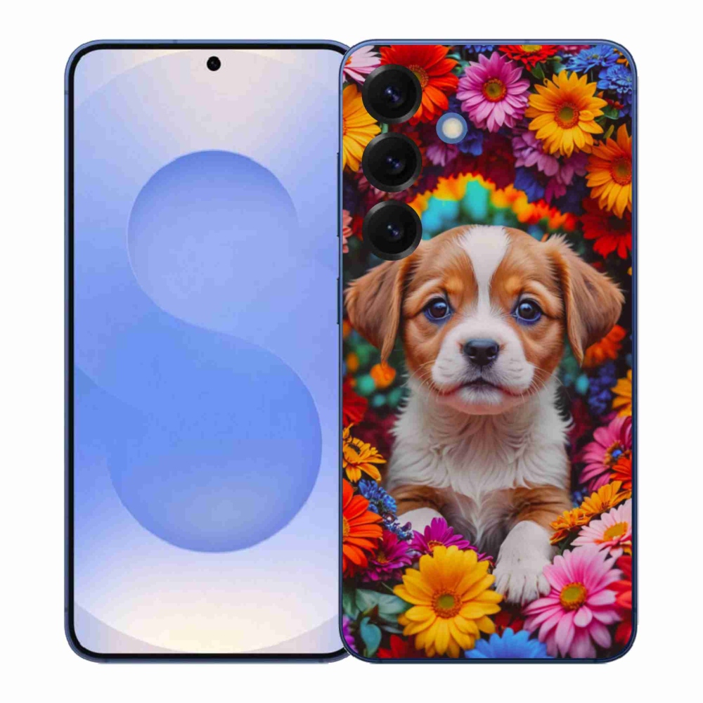 Gél borítás mmCase Samsung Galaxy S26+ készülékhez - aranyos kiskutya