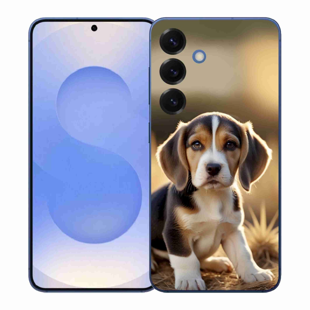 Gél borítás mmCase Samsung Galaxy S26+ készülékhez - aranyos beagle