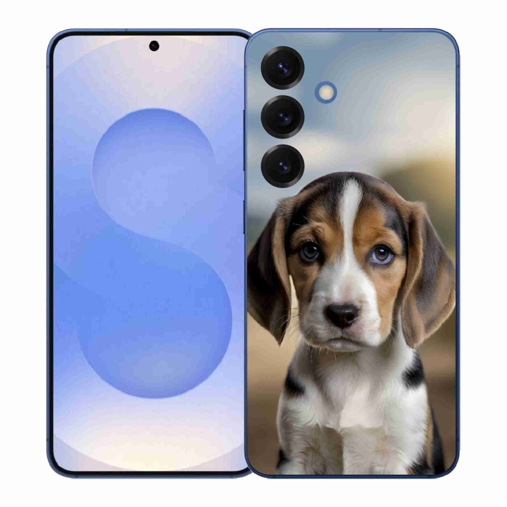 Gél borítás mmCase Samsung Galaxy S26+ készülékhez - aranyos beagle