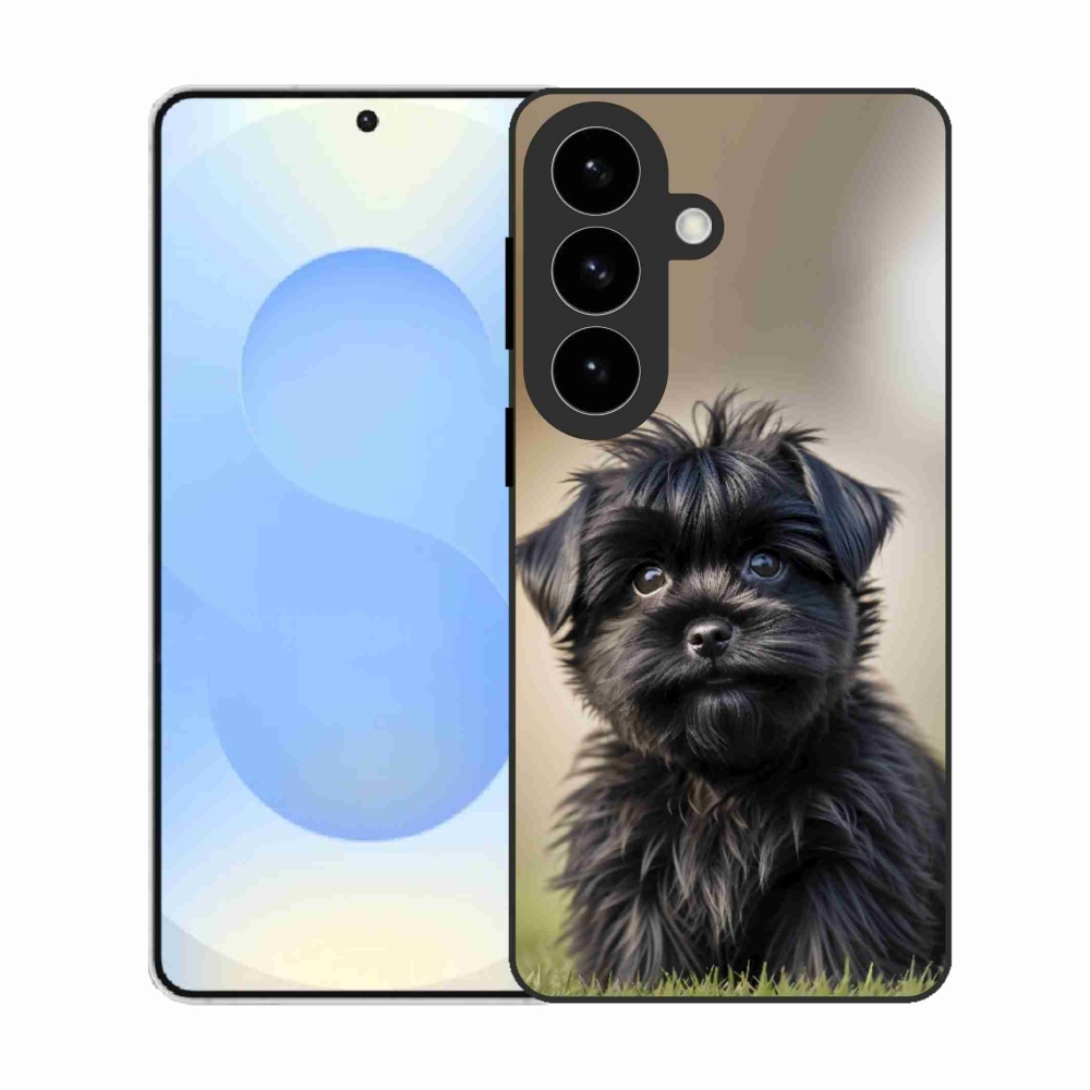 Gél borítás mmCase Samsung Galaxy S26 készülékhez - aranyos fekete kutya