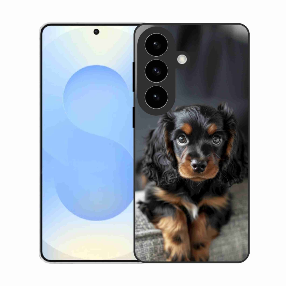 Gél borítás mmCase Samsung Galaxy S26 készülékhez - aranyos hosszúszőrű tacskó