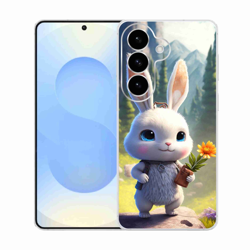 Gél borítás mmCase Samsung Galaxy S26 készülékhez - aranyos nyuszi