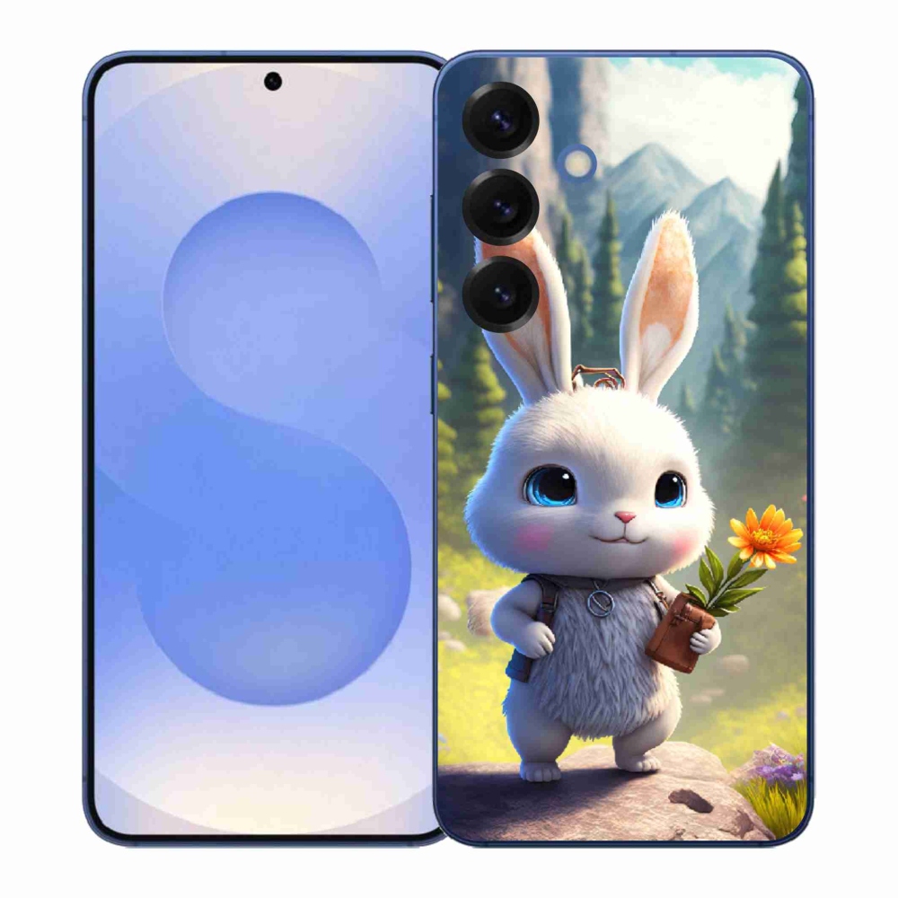 Gél védőhuzat mmCase Samsung Galaxy S26+ készülékhez - aranyos nyuszi