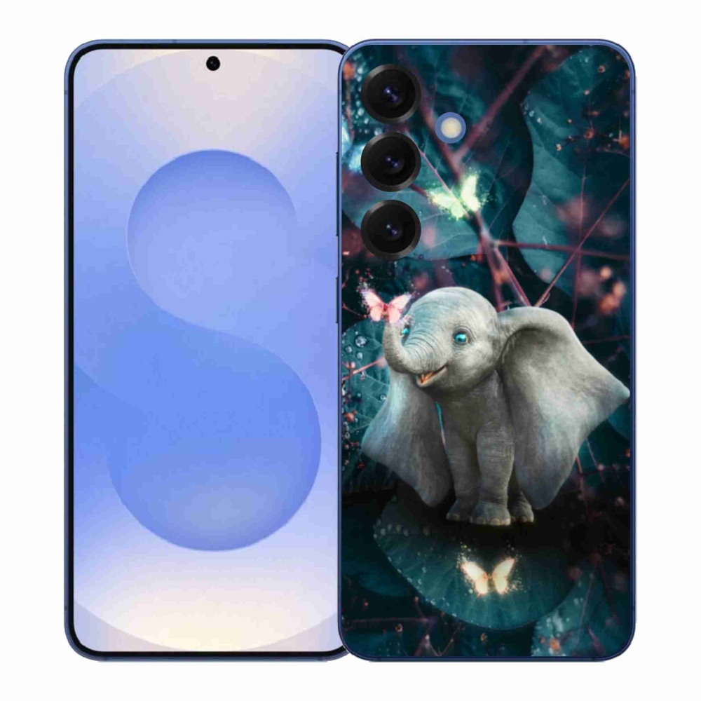 Gél borítás mmCase Samsung Galaxy S26+ készülékhez - aranyos elefánt