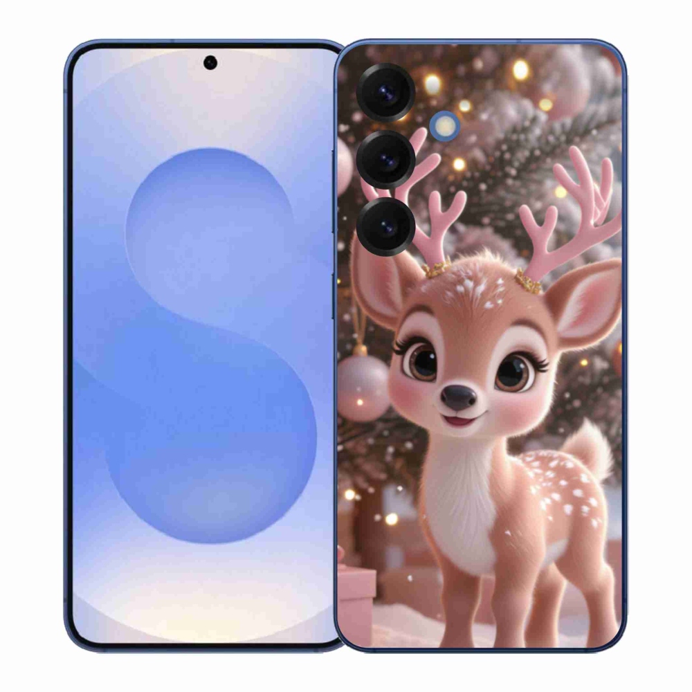 Gél védőhuzat mmCase Samsung Galaxy S26+ - aranyos rénszarvashoz