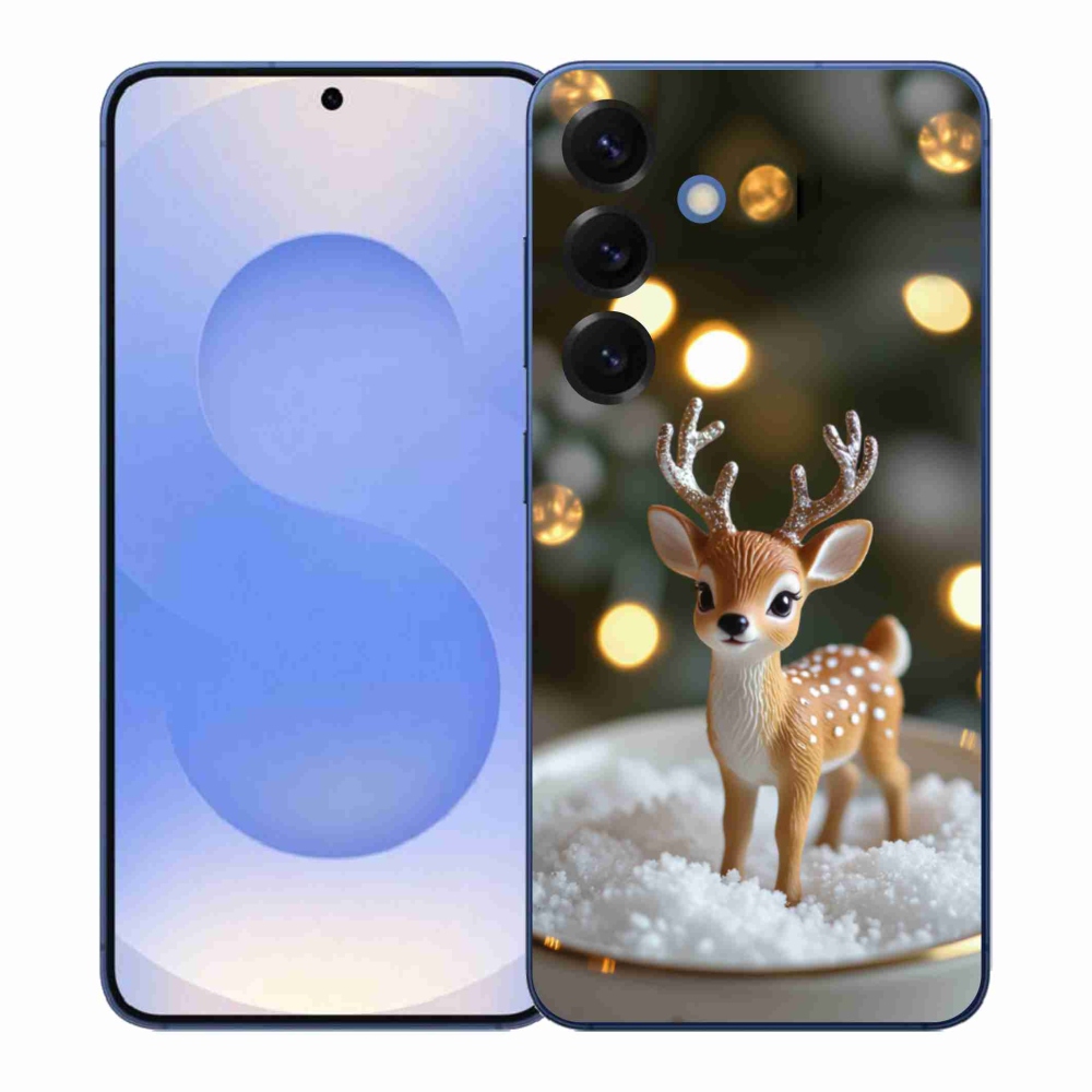 Gél borító mmCase Samsung Galaxy S26+ - aranyos karácsonyi szarvasok