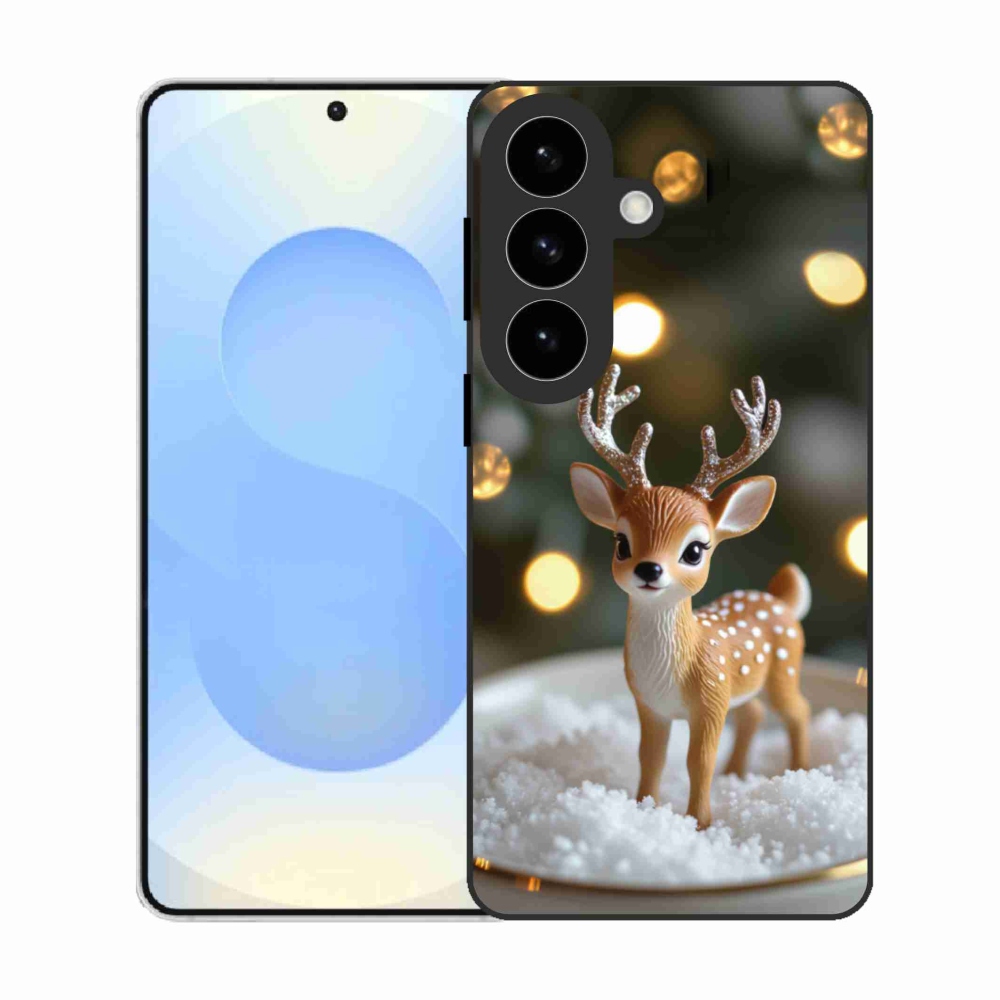 Gél borítás mmCase Samsung Galaxy S26 készülékhez - aranyos karácsonyi szarvasok