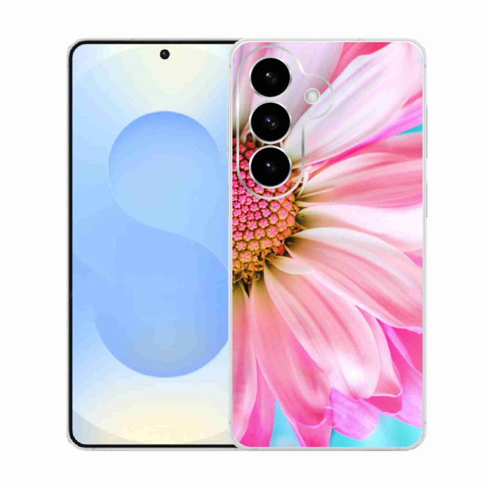 Gél védőhuzat mmCase Samsung Galaxy S26 készülékhez - rózsaszín virág