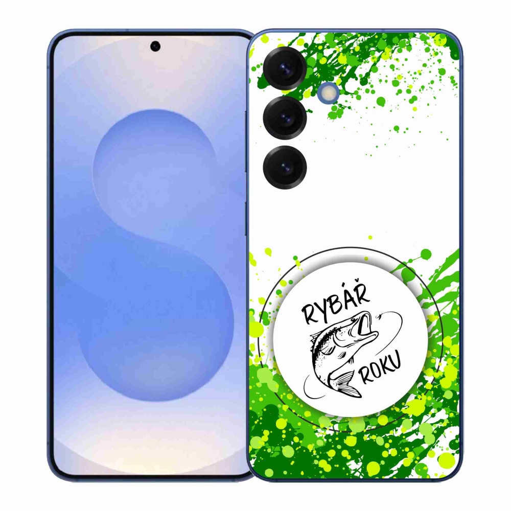 Gél borítás mmCase Samsung Galaxy S26+ készülékhez - az év halászának fehér háttere