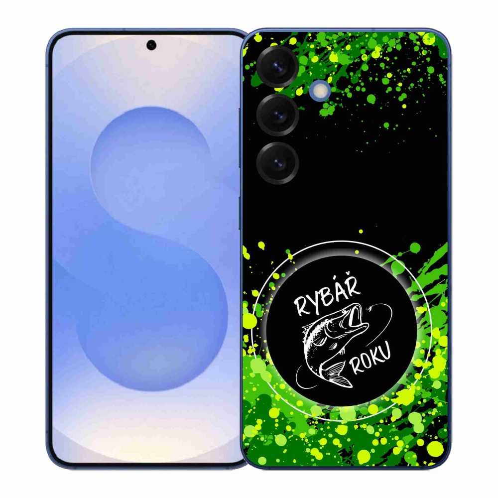 Gél borítás mmCase Samsung Galaxy S26+ készülékhez - az év halászának fekete háttere