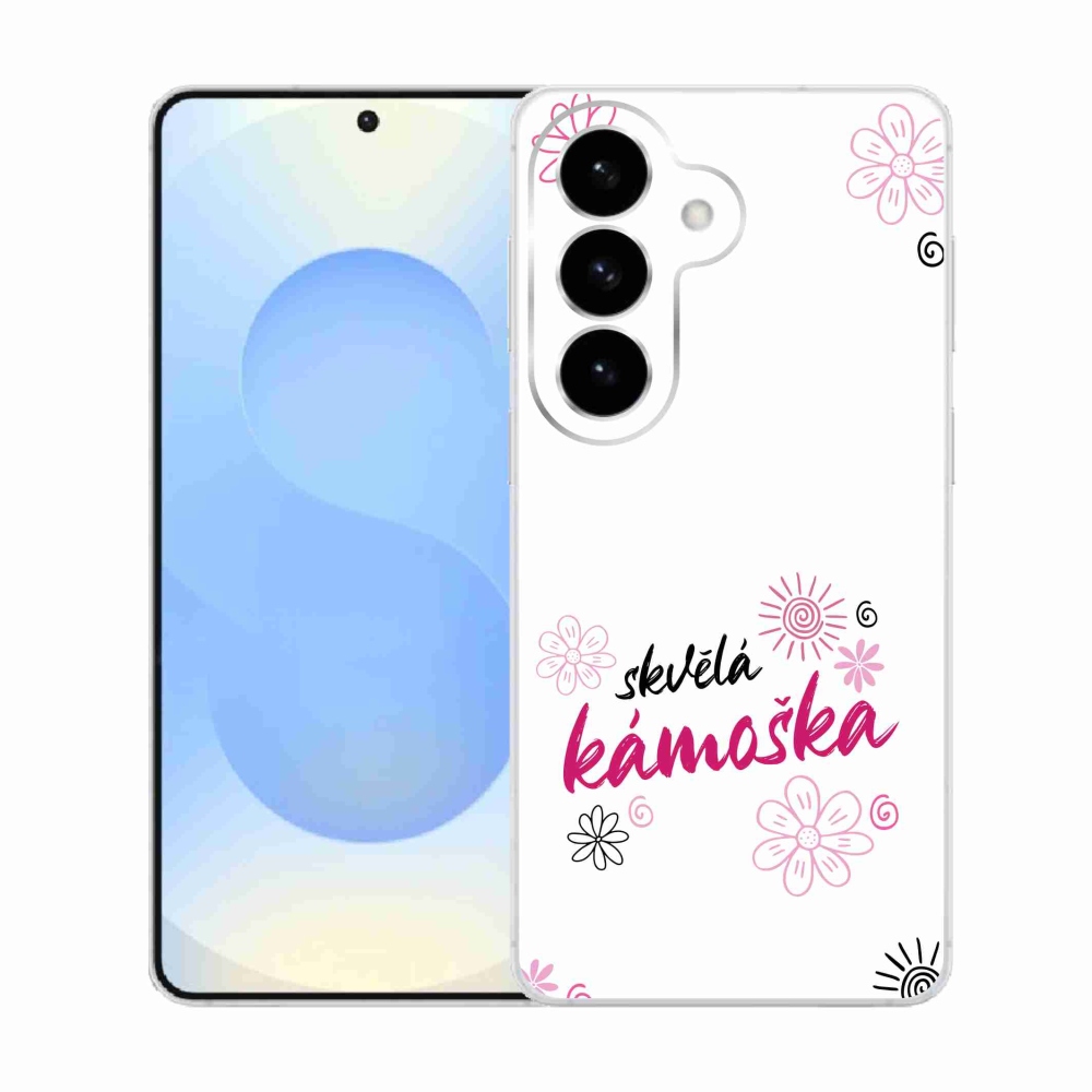 Gél borító mmCase Samsung Galaxy S26 - nagyszerű haver fehér háttérrel