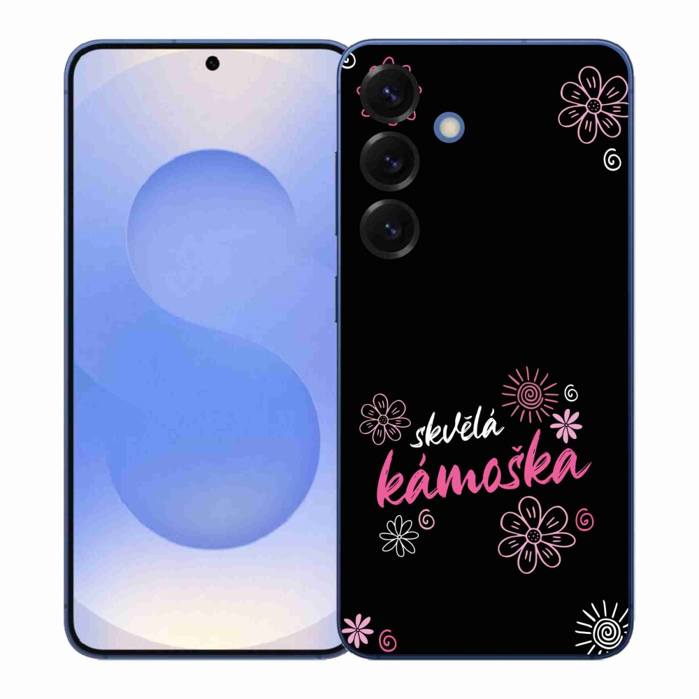 Gél borítás mmCase Samsung Galaxy S26+ - nagyszerű haver fekete háttérrel