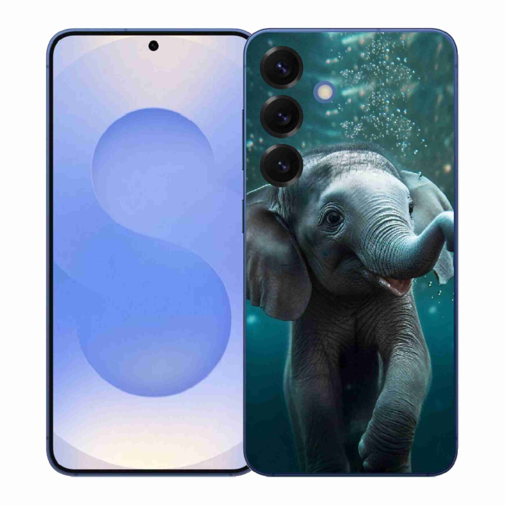 Zselés borítás mmCase Samsung Galaxy S26+ - elefánt a víz alatt