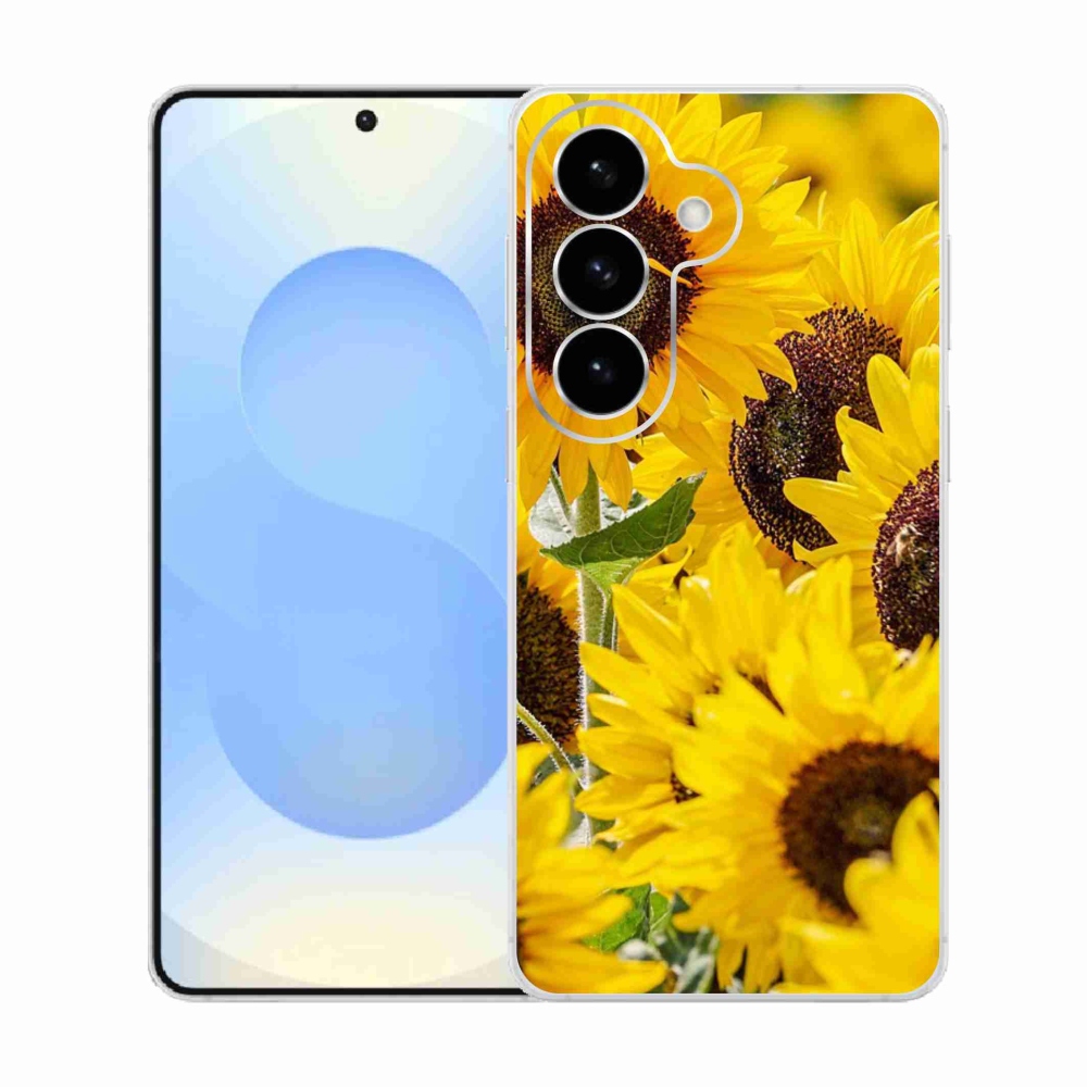 Zselés borítás mmCase Samsung Galaxy S26 készülékhez - Napraforgó