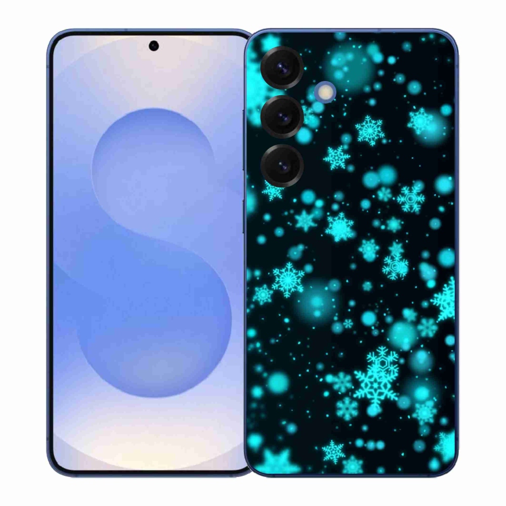 Gél védőhuzat mmCase Samsung Galaxy S26+ - hópelyhek 1