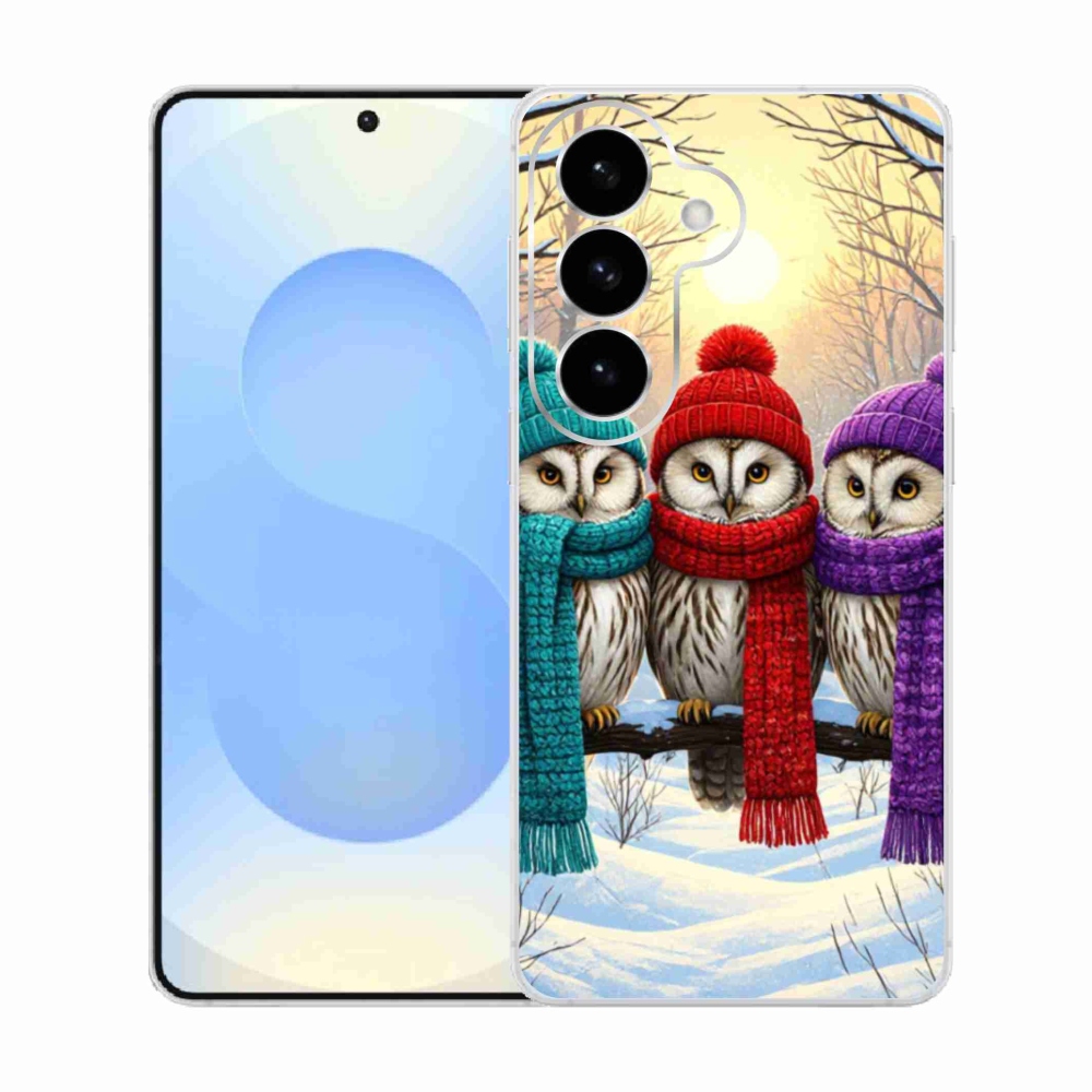 Gél borítás mmCase Samsung Galaxy S26 készülékhez - bagoly barátok